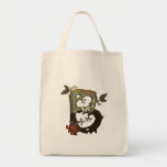 Autumn Tree Monogram B Canvas Bag