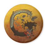Autumn Tree Monogram G Refrigerator Magnets