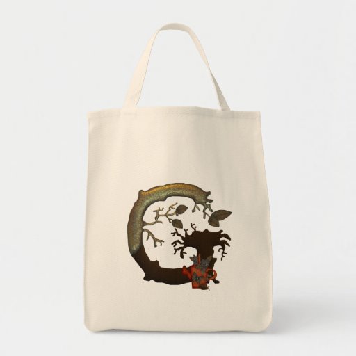 Autumn Tree Monogram G Tote Bag