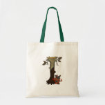 Autumn Tree Monogram I Tote Bag