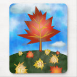 autumn-tree mouse mat