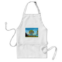 Autumn Tree Painting Aprons