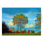 Autumn Tree Painting Cards
