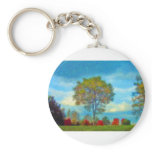 Autumn Tree Painting Key Chains