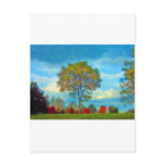Autumn Tree Painting Postcards