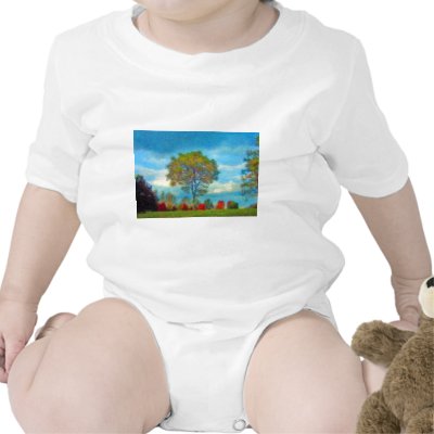 Autumn Tree Painting Tshirt by Awesome_Photos