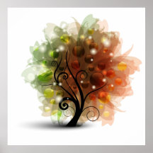Autumn Tree Poster