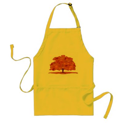 Autumn Tree - Thanksgiving gift Aprons by write2chinu