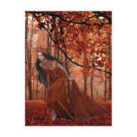 Autumn Tryst Postcard