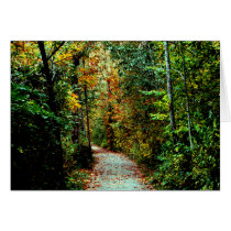 Autumn Walk Card