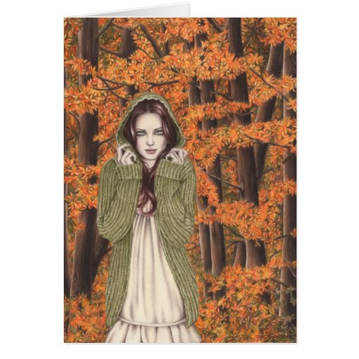 Autumn Walk Greeting Card