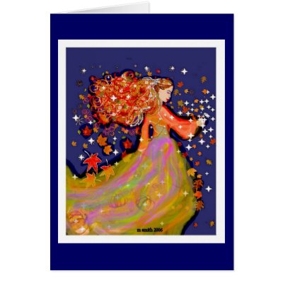 Autumn Walks Greeting Card by moirabridget