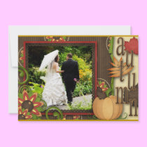 Autumn Wedding invitations