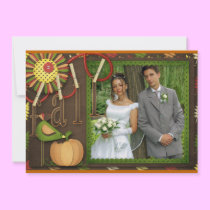 Autumn Wedding invitations