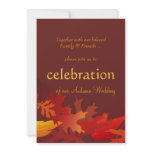 Autumn Wedding Invitations - Fall Leaves