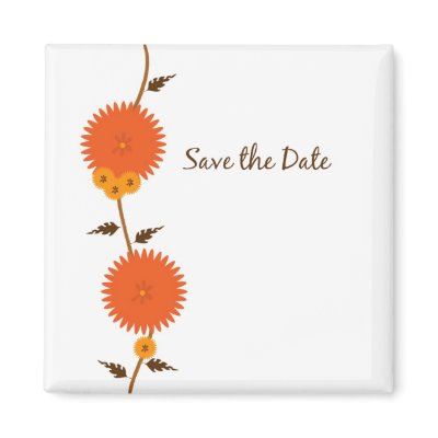 autumn wedding magnet by cfkaatje