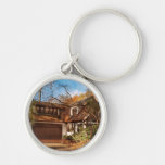 Autumn - Westfield, NJ - Lost in the woods.jpg Key Chains