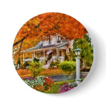 Autumn - Westfield, NJ - The Beauty of Autumn Button