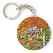 Autumn - Westfield, NJ - The Beauty of Autumn Key Chain