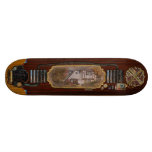 Autumn - Westfield, NJ - Visting grandpa's Skateboard Deck