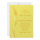 Autumn Wheat Wedding Invitation