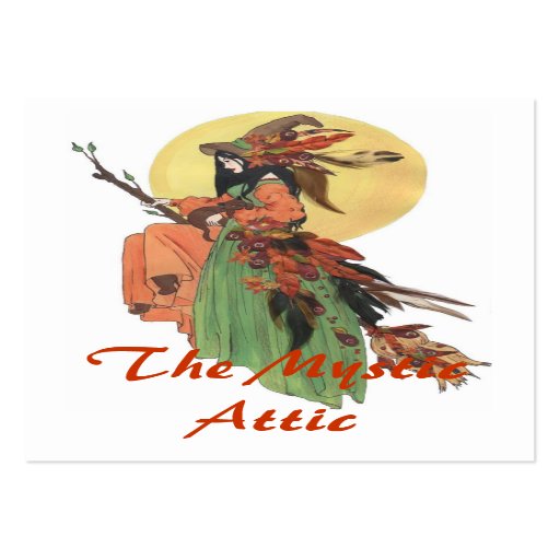 Autumn Witch Business Card