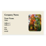 Autumn Woods Business Card Template