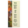 Autumn Woods Wedding Menu Personalized Rack Card
