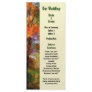 Autumn Woods Wedding Program Personalized Rack Card