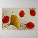 Autumnal leaves posters