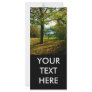 Autumnal Scene Rack Card Design