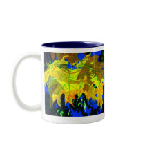 Autumn's Abstract Mugs