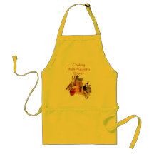 Autumn's Bounty Yellow Apron
