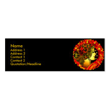 Autumn's Entrance Profile Cards Business Card
