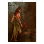 autumns fairy greeting card