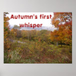 Autumn's first whisper