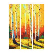 Autumn's Glow Triptych