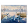 Autumns Mallards Blank Card