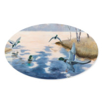 Autumns Mallards Sticker