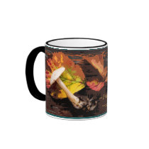 Autumns warm embrace. mugs