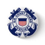 aux large logo pinback buttons