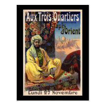 Aux Trois Quartiers Postcards
