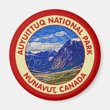 Auyuittuq National Park, Nunavut, Canada Magnet