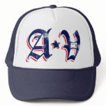 AV Original - Distressed Letters Trucker Hat