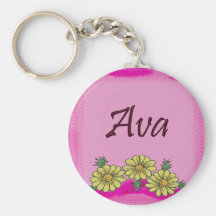 Ava Daisy Keychain