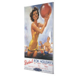 Ava Gardner Look-a-like Butlin's Camps Stretched Canvas Prints