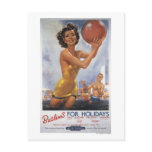 Ava Gardner Look-a-like Butlin's Camps Post Card
