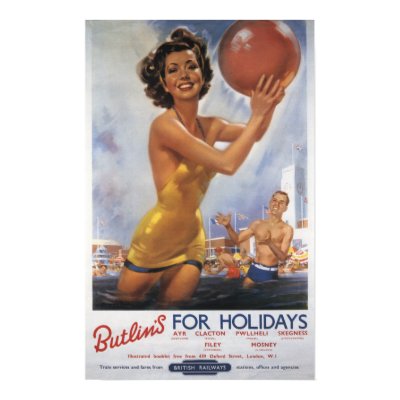 Ava Gardner Look-a-like Butlin's Camps by LanternPress