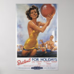 Ava Gardner Look-a-like Butlin's Camps posters