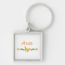 Ava (Orange Butterfly) Keychains